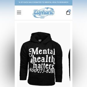 EUPHORIC777 MENTAL HEALTH MATTERS HOODIE